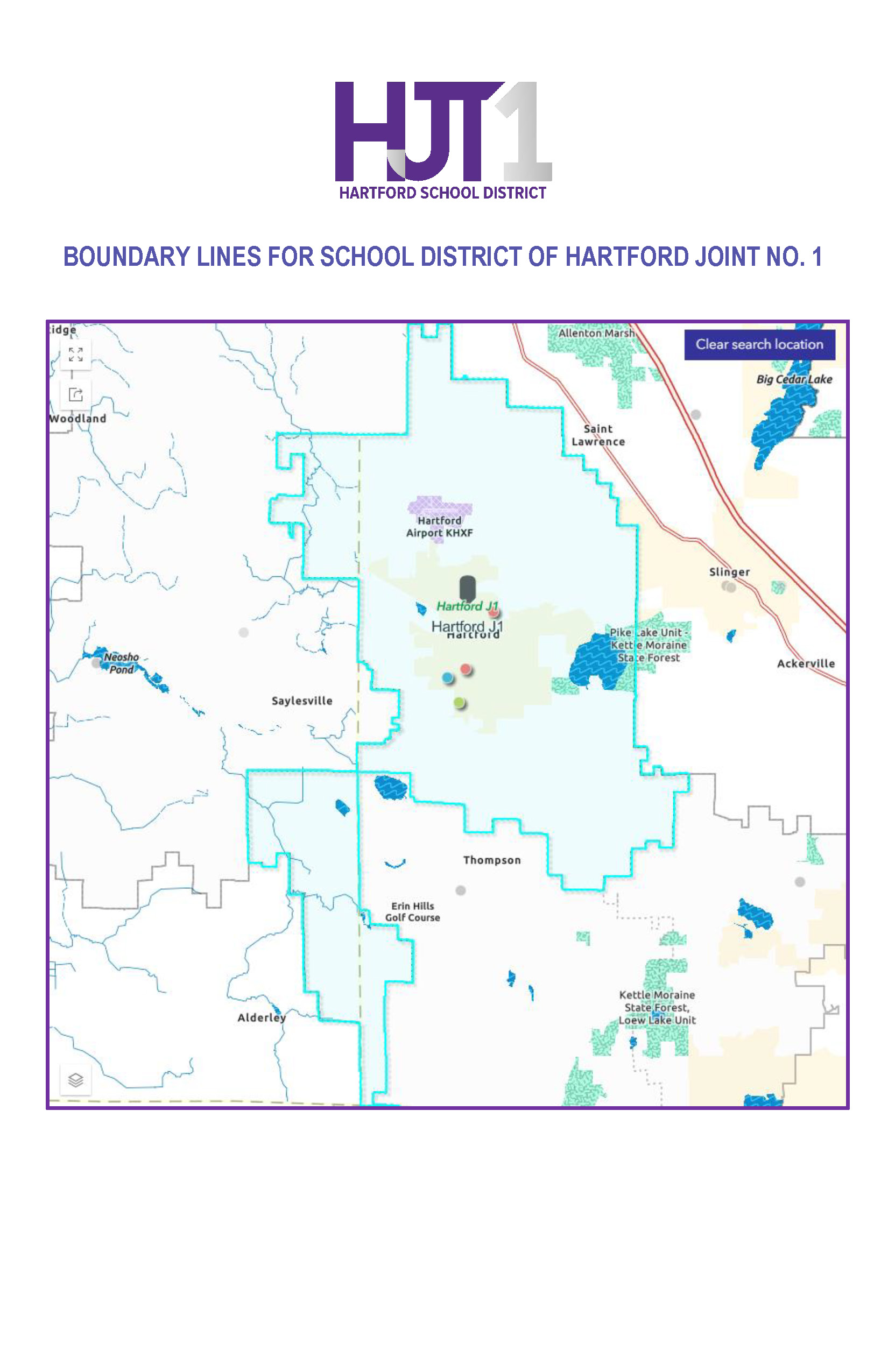 HJT1 District Boundary Map